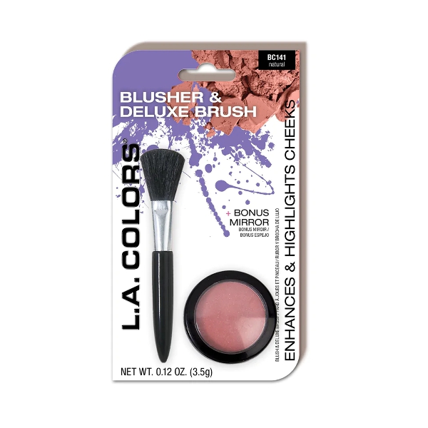 L.A. Colors Rubor Con Brocha Natural