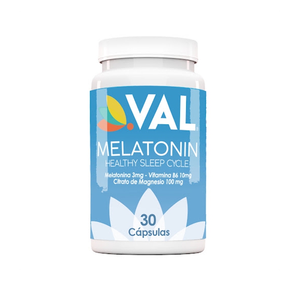 Melatonina 3Mg + Magnesio+ Vitamina B6 X 30 Cápsulas Val