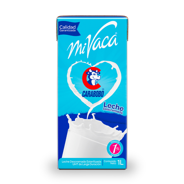 Carabobo Mi Vaca Leche Descremada 1Lt.