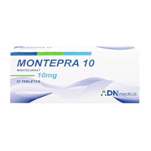 Montepra Montelukast 10Mg X 10 Tabletas Adn Medical