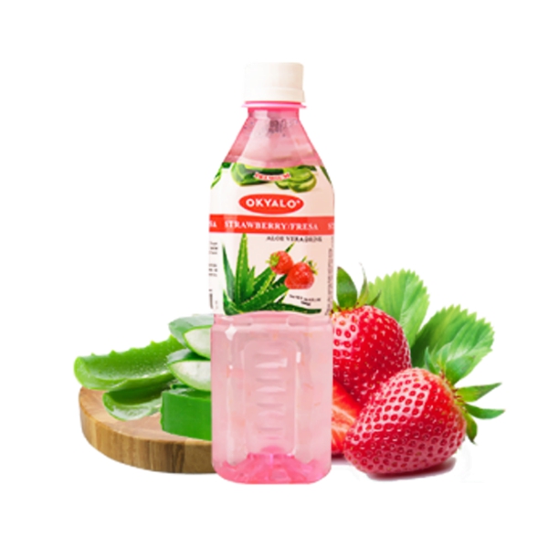 Okyalo Bebida Aloe Vera/Fresa 500Ml