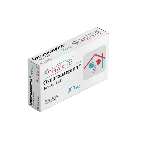 Oxcarbazepina 300Mg X 30 Tabletas Lattan Medic