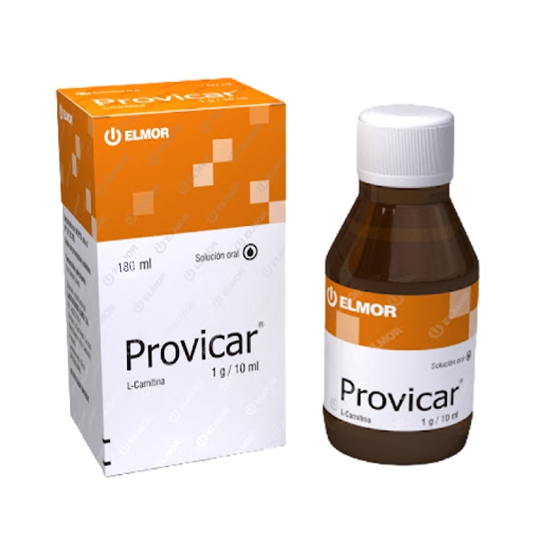 Provicar L-Carnitina Jarabe 1Gr/10Ml X 180Ml Elmor