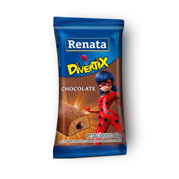 Renata Divertix Botecito Sabor Chocolate 40Gr.