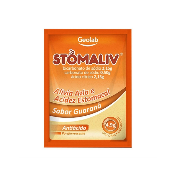 Stomaliv Antiácido Sabor Guarana 4.9Mg X Sobre. Geolab