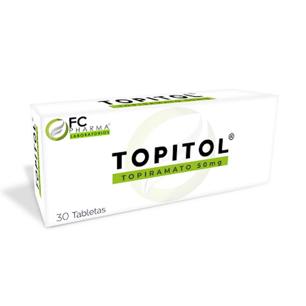 Topitol Topiramato 50Mg X 30Tab Fc Pharma