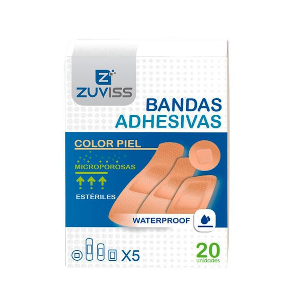 Zuviss Curitas Color Piel Mixtas X 20 Unidades