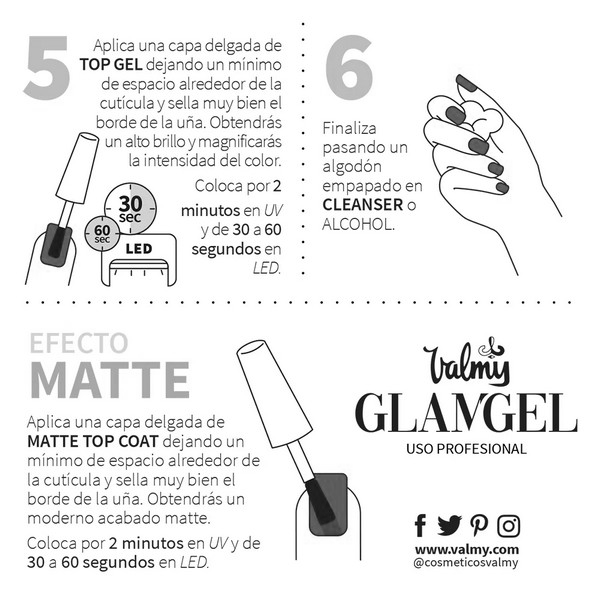Valmy Esmalte Glamgel Caramel - Imagen 5