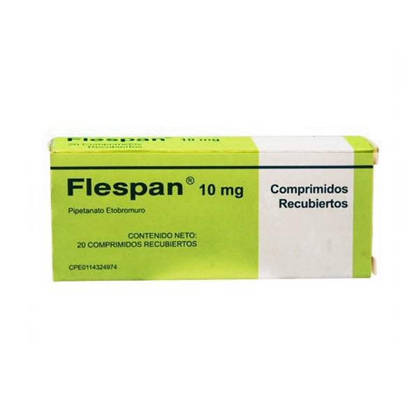 Flespan Pipetanato Etobromuro 10Mg X 20 Comprimidos Vargas