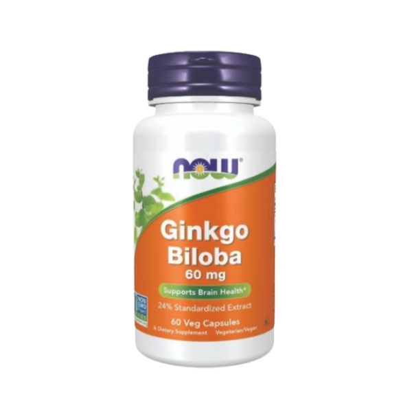 Ginkgo Biloba 60Mg X 60 Cápsulas Now