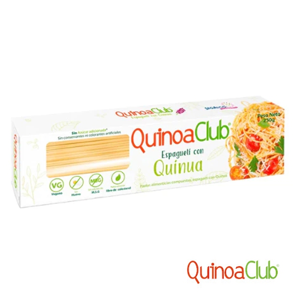 Quinoa Club Espaguetti Con Quinua 250Kg.