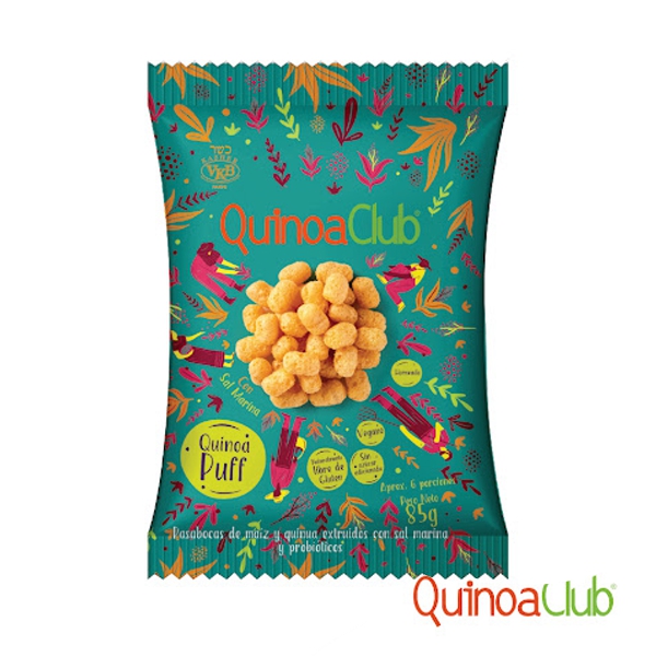 Quinoaclud Maiz/Quinoa Puff/Probioticos 85Gr.