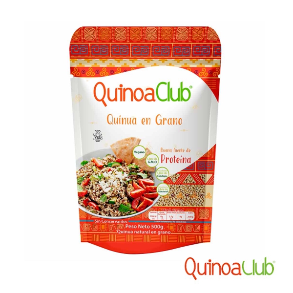 Quinoaclud Quinoa Natural En Grano 500Gr.
