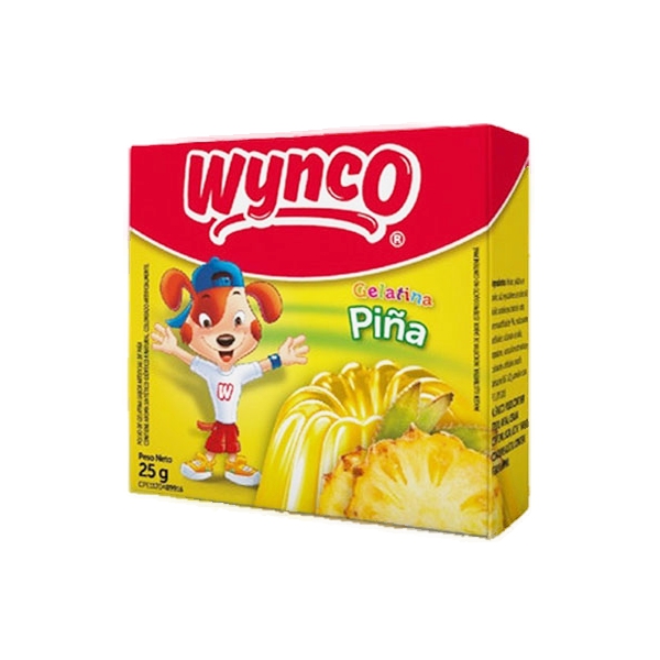 Wynco Gelatina De Piña X 25Gr.