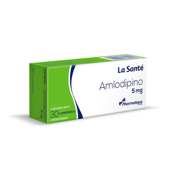 Amlodipina 5mg x 30 Tabletas - La Santé