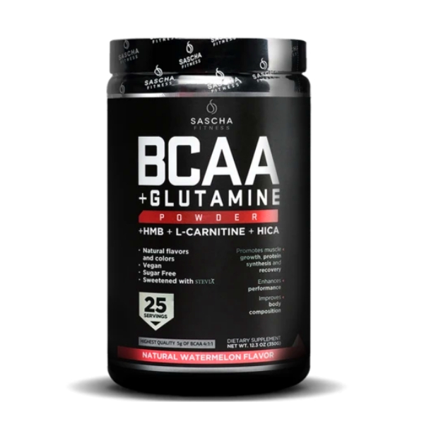Bcaa+Glutamine Polvo Sabor Sandia X 362.5 Sascha Fitness