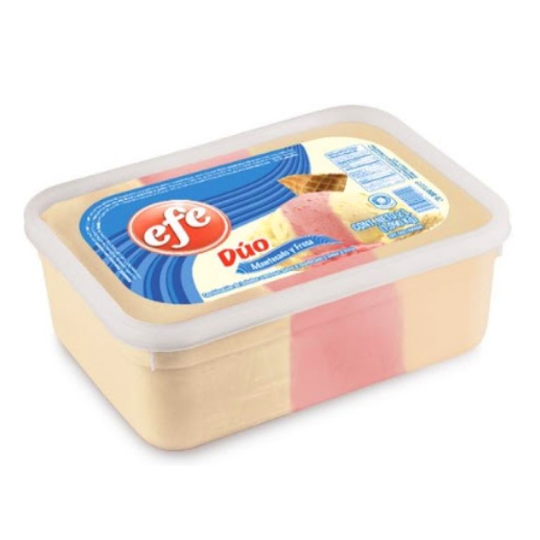 Efe Helado Duo Mantecado/Fresa 2Lt
