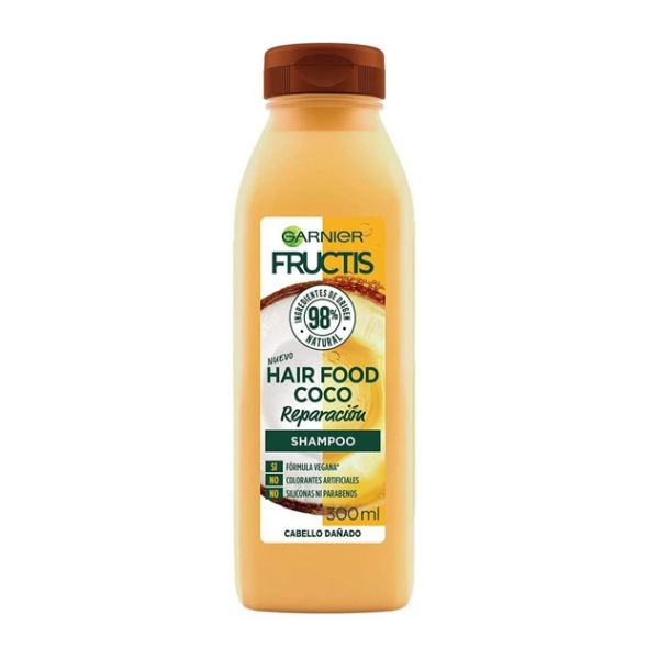 Garnier Frutis Shampoo Hf Coco Reparación Cabello Dañado 300Ml