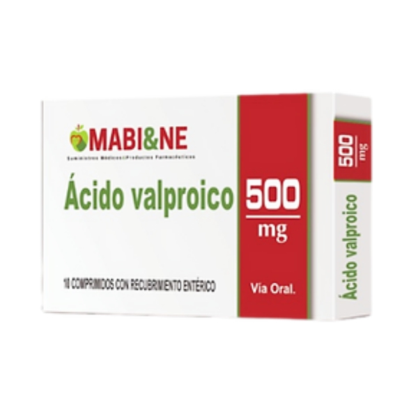 Ácido Valproico 500Mg X 10 Tabletas Mabi&Ne