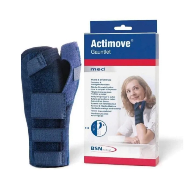 Actimove Muñequera Gauntlet Con Soporte Pulgar Talla S Left