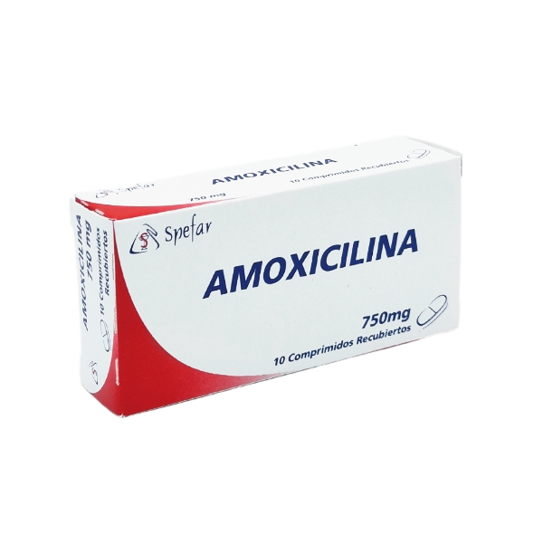 Amoxicilina 750Mg X 10 Comprimidos Spefar - Imagen 2