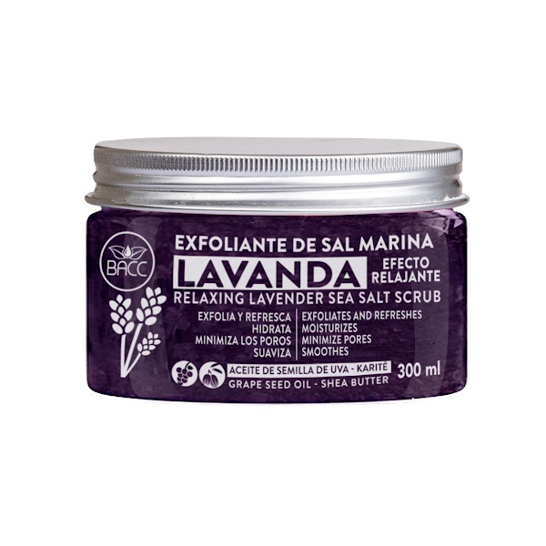 Bacc Exfoliante De Sal Marina Con Lavanda X 300Ml