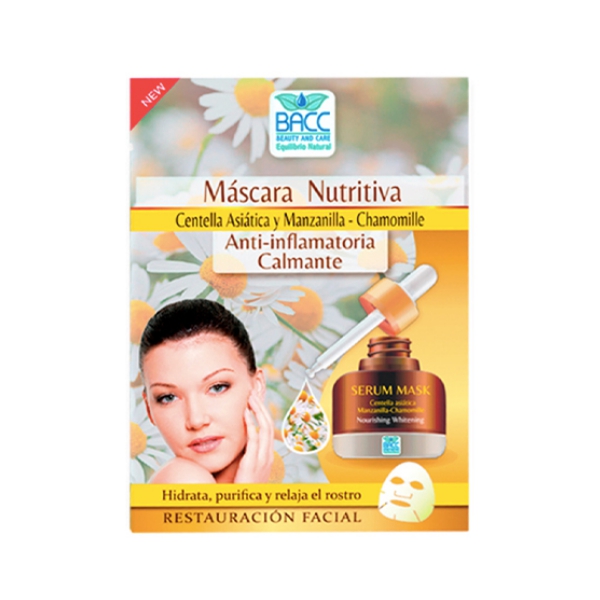 Bacc Máscara Nutritiva Centella Asiática Y Manzana 40Gr.