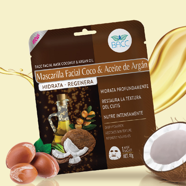 Bacc Mascarilla Facial Coco & Aceite De Argán 40Gr. - Imagen 2
