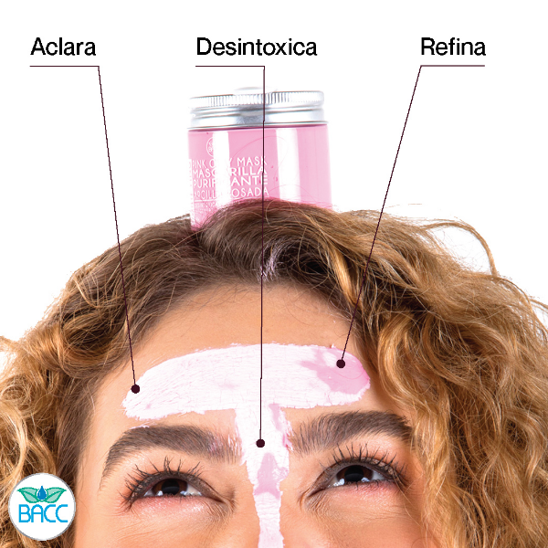 Bacc Mascarilla Purificante Arcilla Rosada 60Gr - Imagen 3