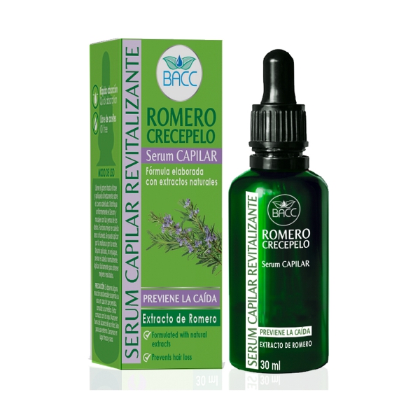 Bacc Sérum Capilar Revitalizante Romero Crecepelo 30Ml
