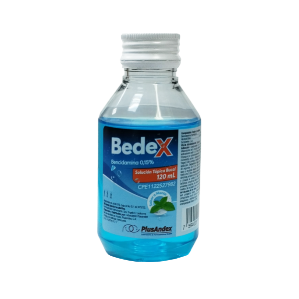 Bedex Bencidamina 0.15% Solución Tópica X 120Ml PlusAndex