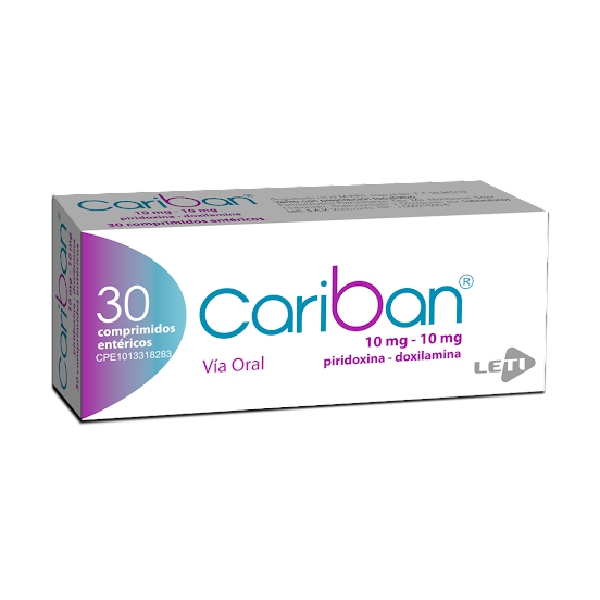 Cariban Piridoxina+Doxilamina10Mg/10Mg X 30 Comprimidos Leti