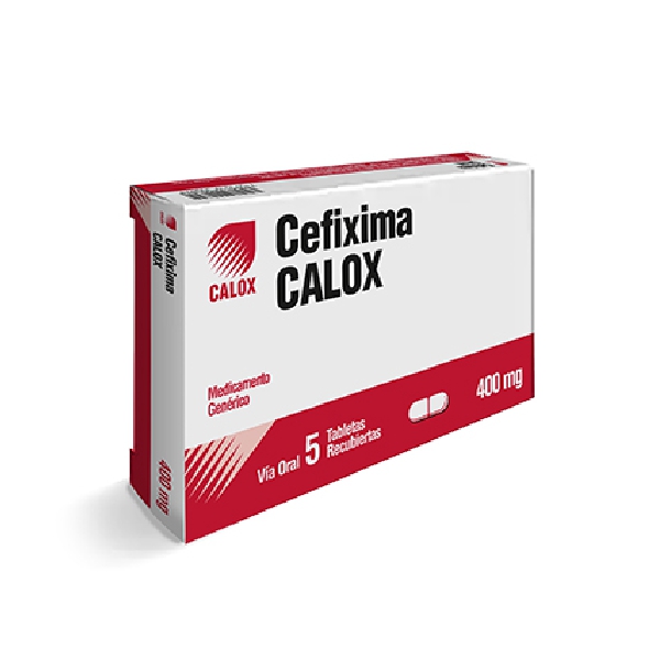 Cefixima 400Mg X 5 Tabletas Calox