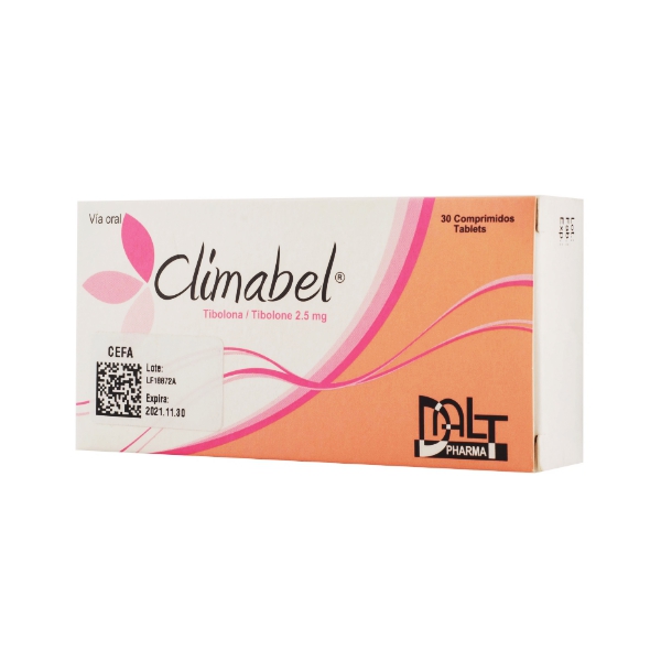 Climabel Tibolona 2.5Mg X 30 Comprimidos Dalt Pharma