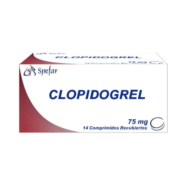 Clopidogrel 75Mg X 14 Tabletas Spefar