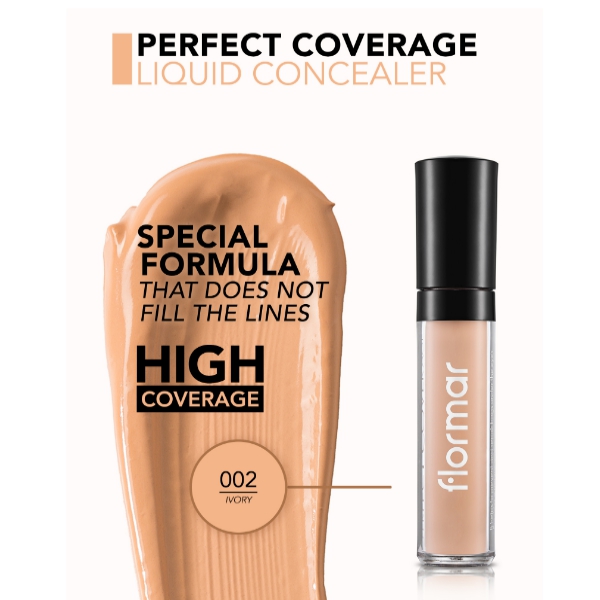 Flormar Concealer Corrector Ojeras Ivory 02 - Imagen 2