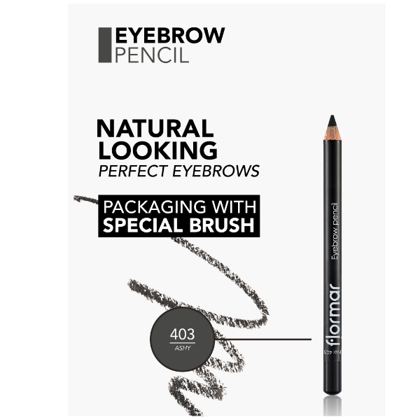 Flormar Lápiz De Cejas Brown 403 - Imagen 2