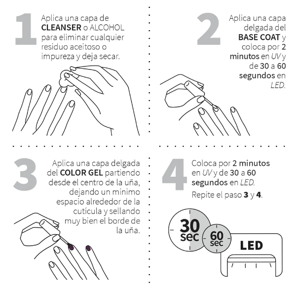 Valmy Tratamiento Glamgel Matte Top Coat - Imagen 3