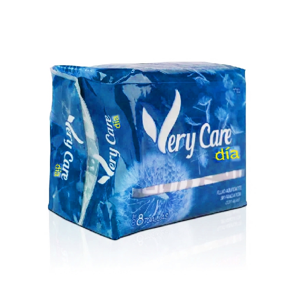 Very Care Toallas Sin Fragancia Dia X 8 Unidades