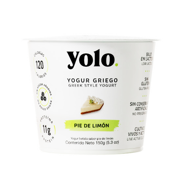 Yolo Yogurt Griego Pie De Limón X 150Gr