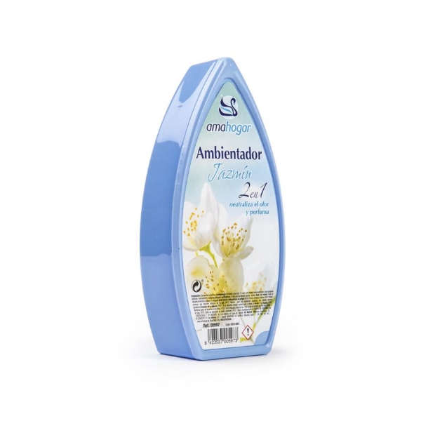 Amahogar Ambientador Gel 2 En 1 Perfumado Jazmin