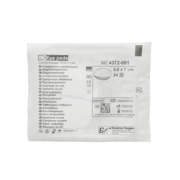 Aposito Ocular 5,6Cmx7Cm X 1 Unidad Bastos Viegas