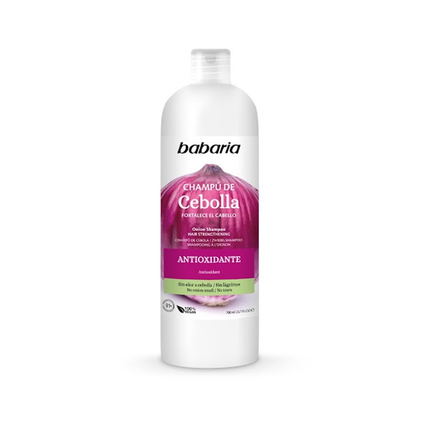 Babaria Champú De Cebolla Fortalece El Cabello Antiox. 700Ml