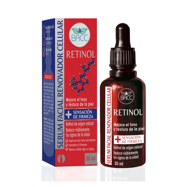 Bacc Sérum Facial Renovador Celular Con Retinol 30Ml