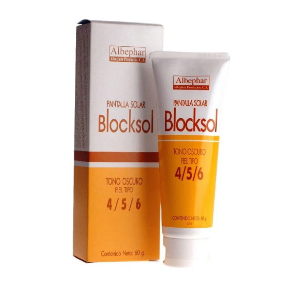 Blocksol Protector Solar Tono Oscuro X 60Gr. Albephar