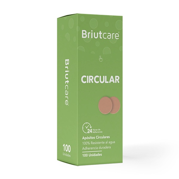 Briutcare Aposito Circular (Curitas) X100 Unidades
