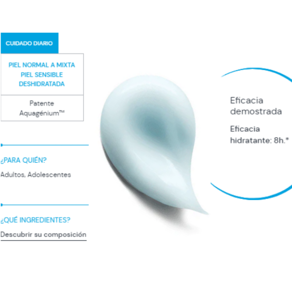 Bioderma Hydrabio Gel-Crema Hidratante Facial Para Piel Sensible 40Ml - Imagen 2