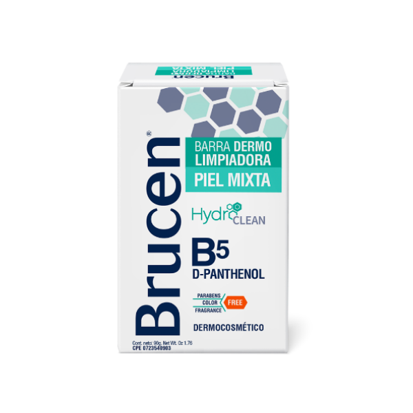 Brucen Barra Dermolimpiadora Piel Mixta X 90Gr