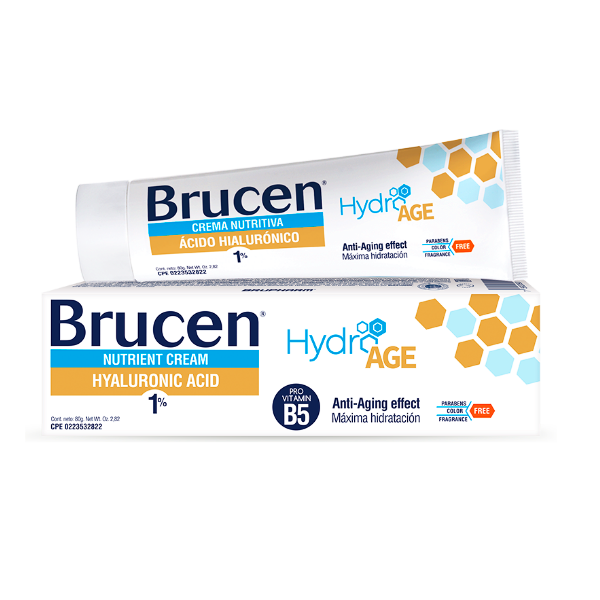 Brucen Hydroage Crema Nutritiva Con Ácido Hialurónico 1%