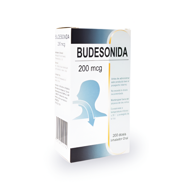 Budesonida Inhalador 200Mcg/200Dosis. Belmarca